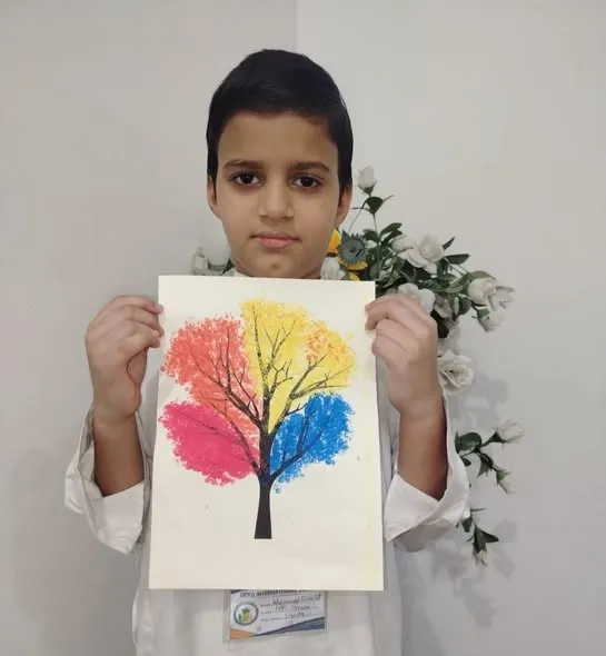 Children taking part in a class activity.