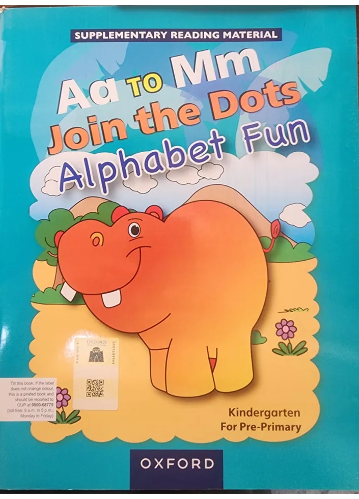 Oxford Join the Dots Alphabet Fun — Aa to Mm cover, Kindergarten