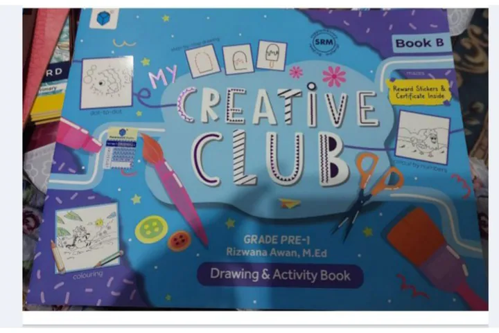 My Creative Club — Drawing & Activity Book B cover, Kindergarten