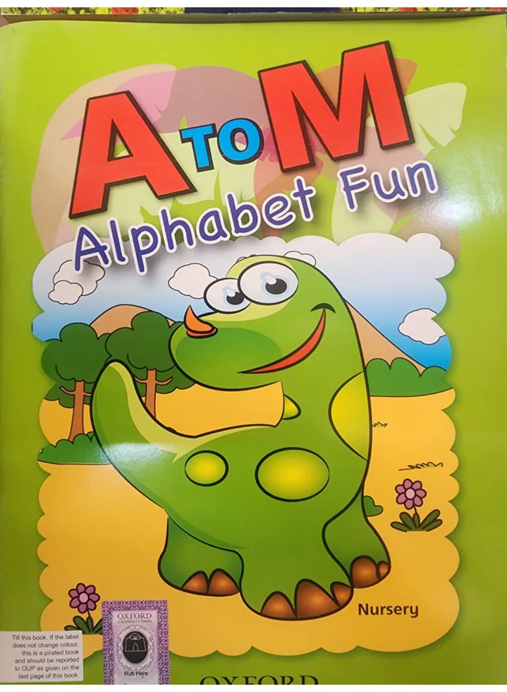 Oxford Alphabet Fun — A to M cover, Nursery